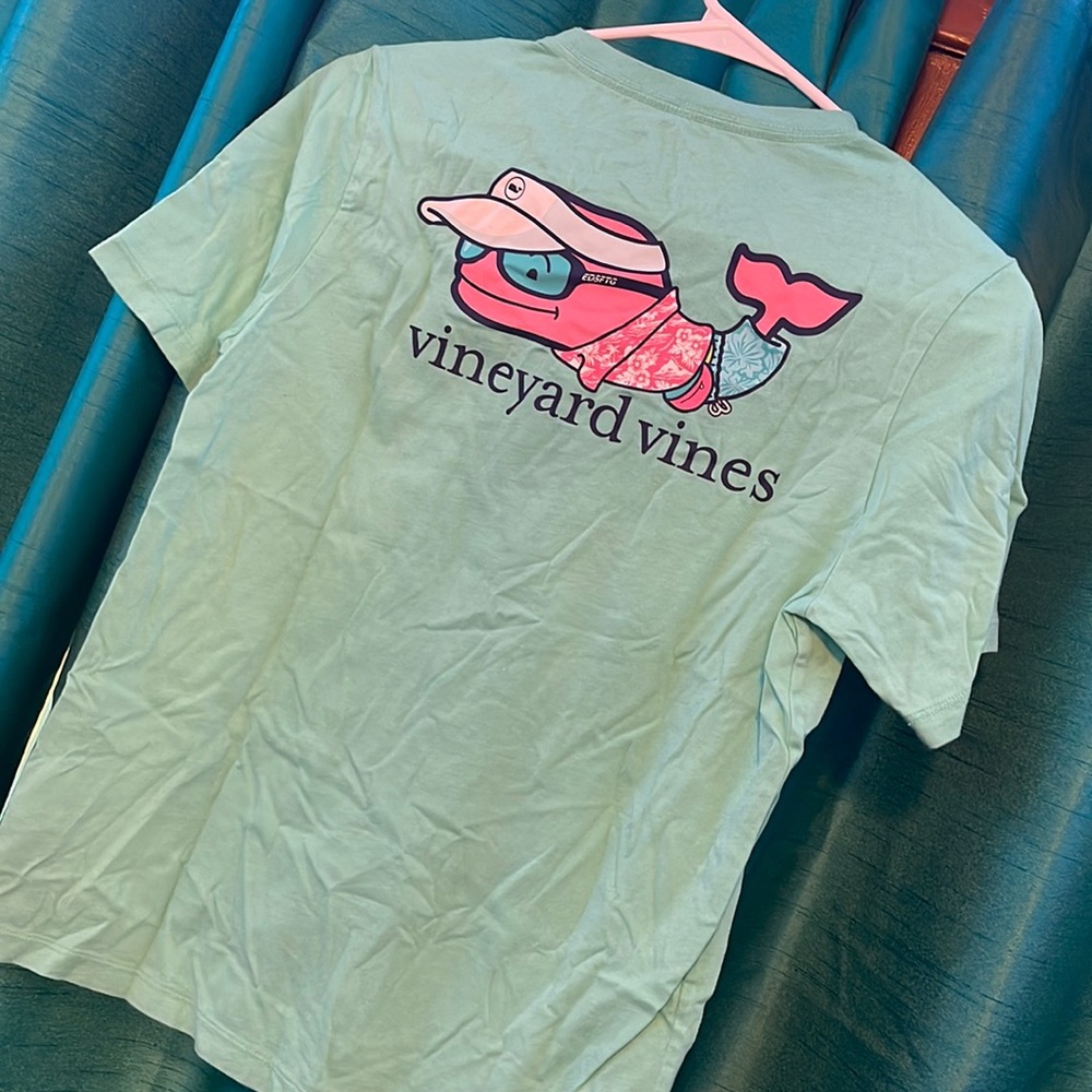 Vineyard Vines sea foam lifeguard tee